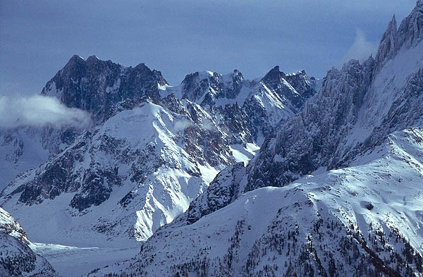 Chamonix Valley, Haute-Savoie, France.