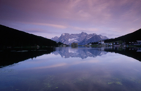 Lake Misurina, Dolomites, Italy.