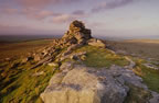 Kilmar Tor, Bodmin Moor, Cornwall, England. (113kb)