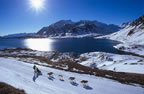 Lac du Mont Cenis, Haute-Maurienne, France. (78kb)