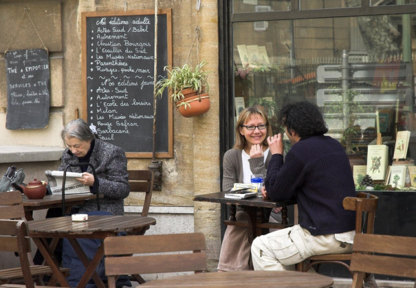 Teashop in Le Panier, Marseille.