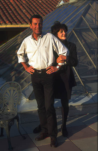 Henri and Franoise Quinta's roof terrace provides a privileged retreat from the world and an overview of old Perpignan.