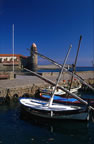 Catalan barques, Collioure, Pyr�n�es-Orientales. (68kb)