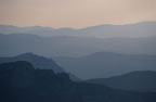 Evening haze on the Massif du Canigou, Pyr�n�es-Orientales. (28kb)